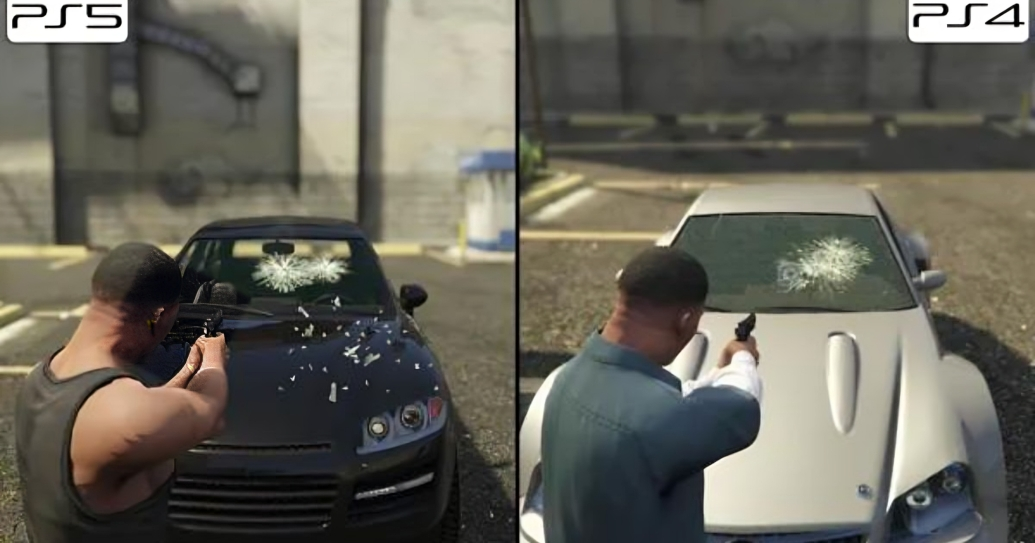 Graphics of Gta V on Ps5